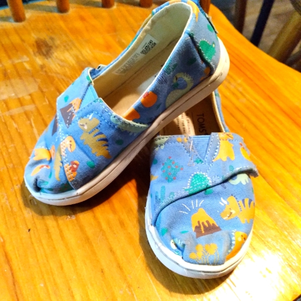 Toms Dinosaur shoes